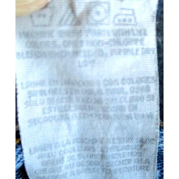 Wrangler Men's Rugged Wear Straight Blue Jeans Fleece Lined Size 36 X 30 - Picture 9 of 10